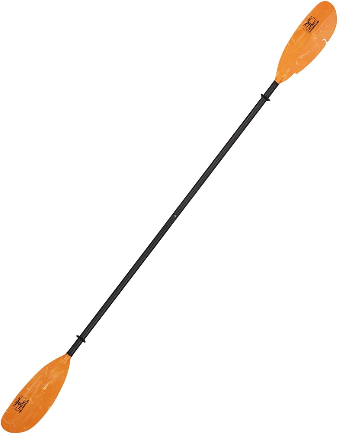 OCEANBROAD Kayak Fishing Paddle 250CM/98 Inches Carbon Composite Shaft Kayaking Boating Oar with Paddle Leash