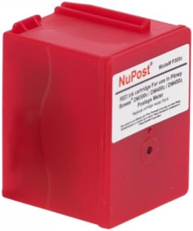 NuPost Non-OEM New Postage Meter Red Ink Cartridge for Pitney Bowes 765-9 Pack of 2