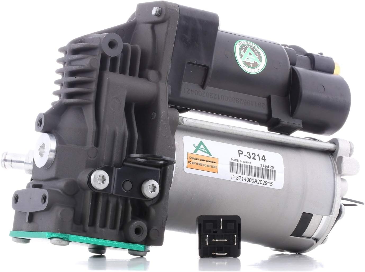 Arnott P-3214 Air Suspension Compressor-07-12 Mercedes-Benz Gl (X164)/ 06-11 Ml-Class (W164)