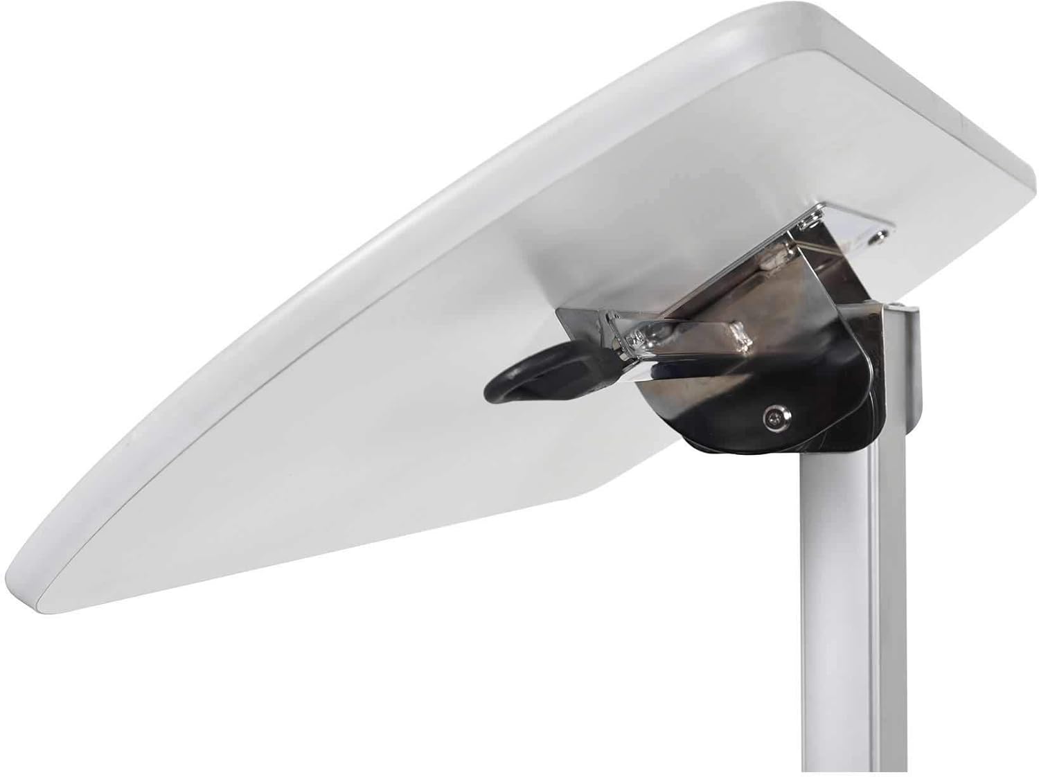 Pneumatic Adjustable-Height Lectern (White)