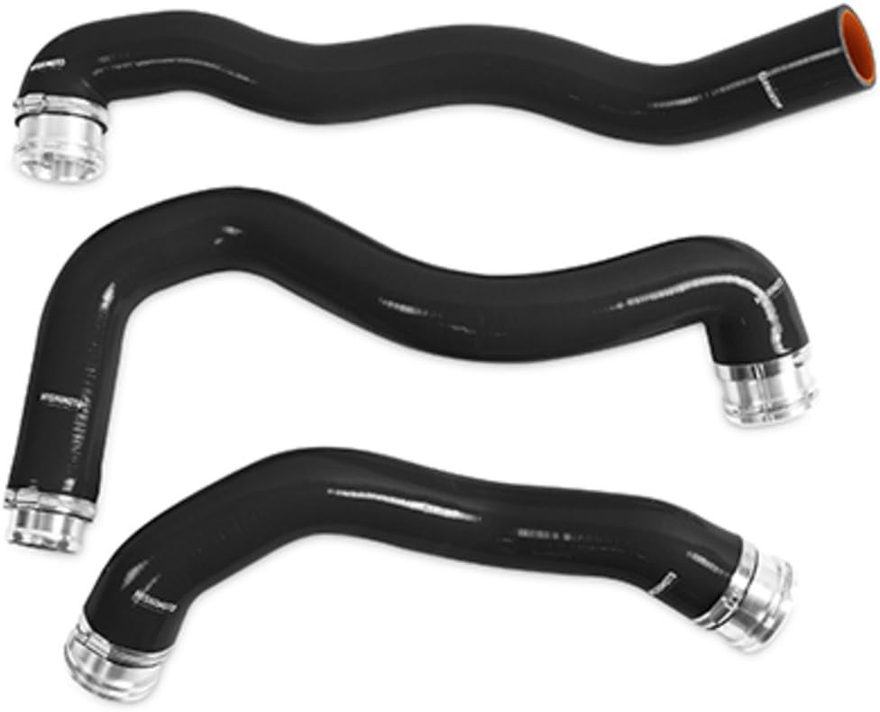 Mishimoto MMHOSE-F2D-08BK Silicone Radiator Hose Kit Compatible With Ford 6.4 Powerstroke 2008-2010 Black