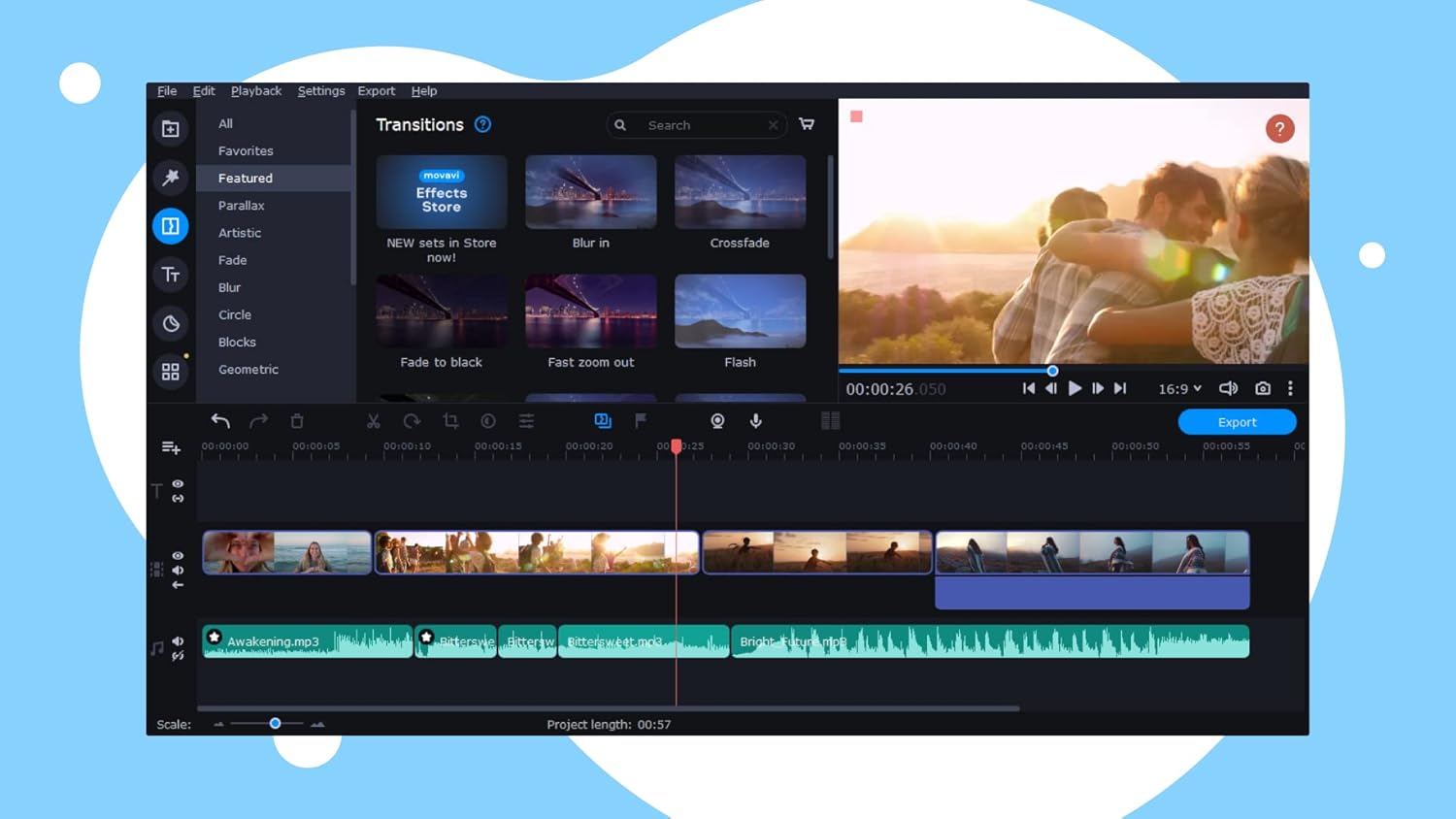 Movavi Video Editor Plus 2022 Personal [PC Download] Pack of 2