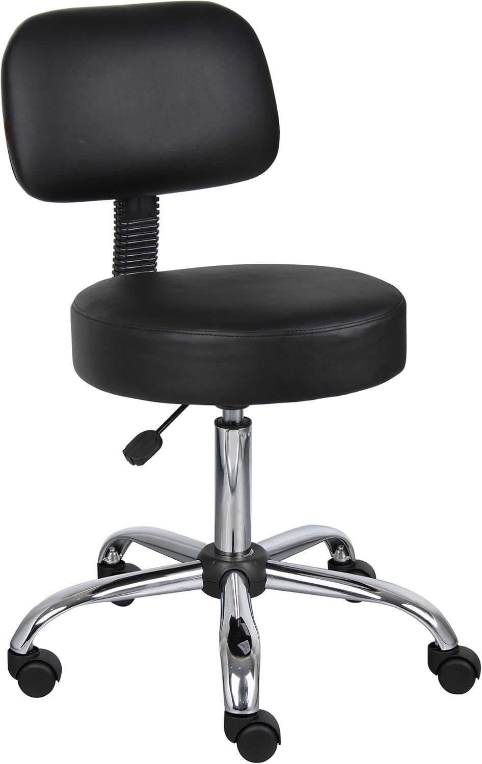 Boss Office Products Be Well Medical Spa Stool in Black Pack of 2