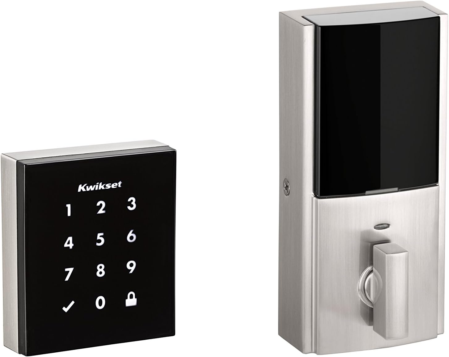 Kwikset 99540-002 Obsidian Keyless Entry Z-Wave Plus Electronic Touchscreen Deadbolt, Venetian Bronze
