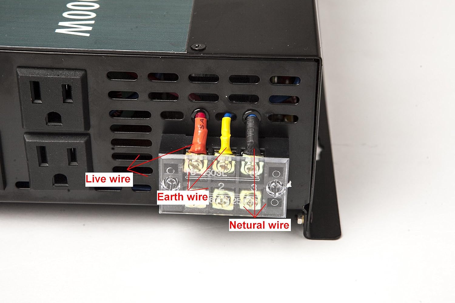 WZRELB RBP350012 Power Inverter, 3500W12V, Black