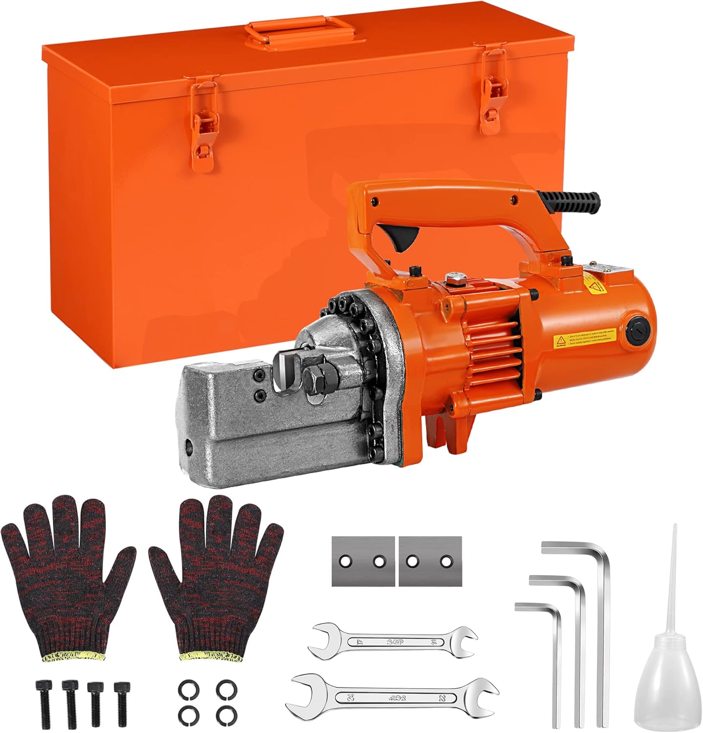 Towallmark Rebar Cutter, 1250W Electric Hydraulic Rebar Cutter, Cutting up to 3/4 Inch 4-20mm #6 Rebar Within 3-3.5 Seconds,with Replaceable Jaw Blades(AC 110V RC-20)