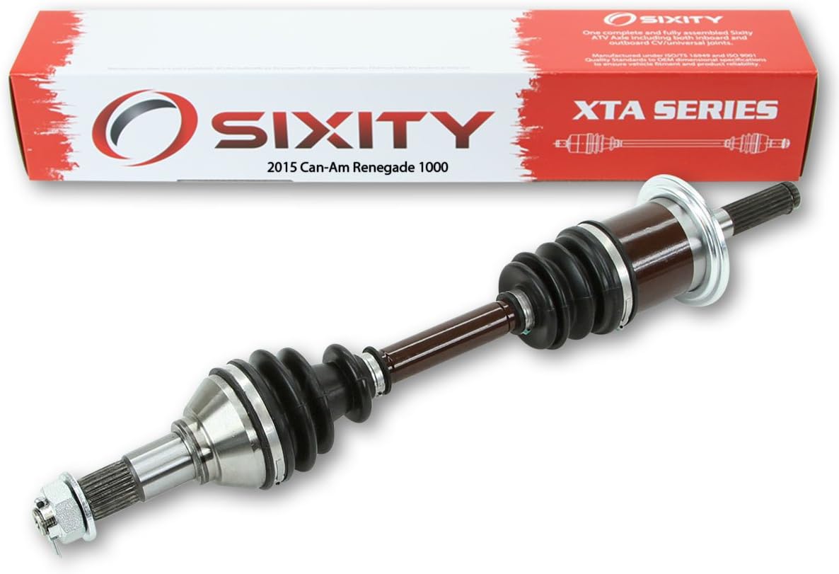 Sixity 2015 for Can-Am Renegade 1000 4X4 Front Right Axles Passenger EFI-STD XXC Complete Side