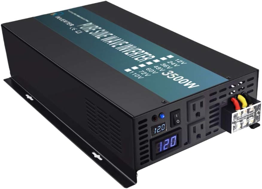 WZRELB RBP350012 Power Inverter, 3500W12V, Black