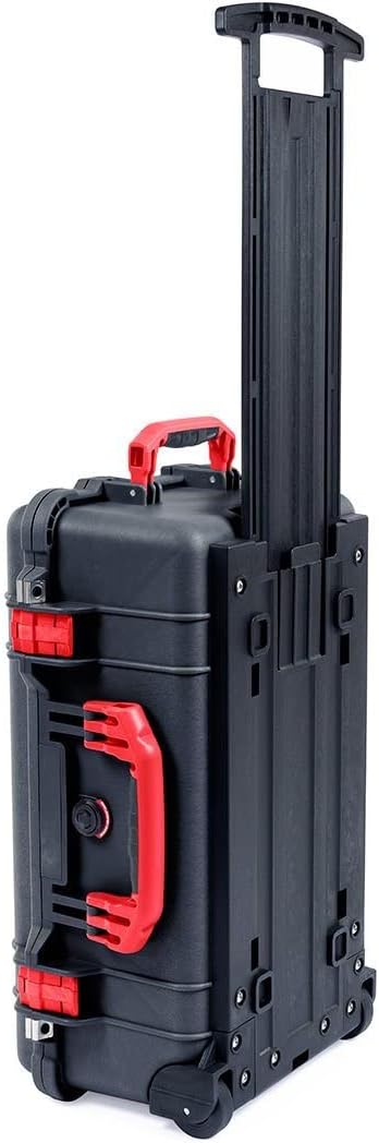 Black & Red Pelican 1510 Case with TrekPak dividers & mesh lid Organizer.