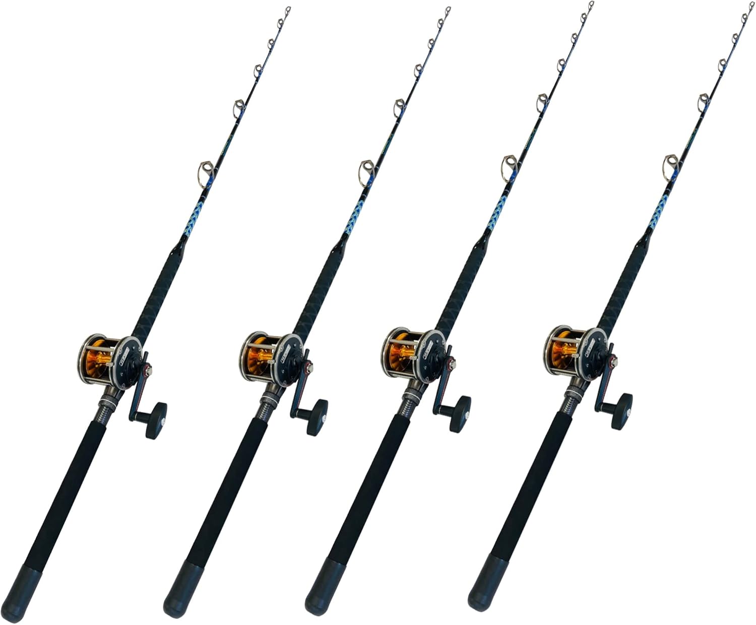 EatMyTackle Conventional Star Drag H346 Reel on a 60-80 lb. 5'6