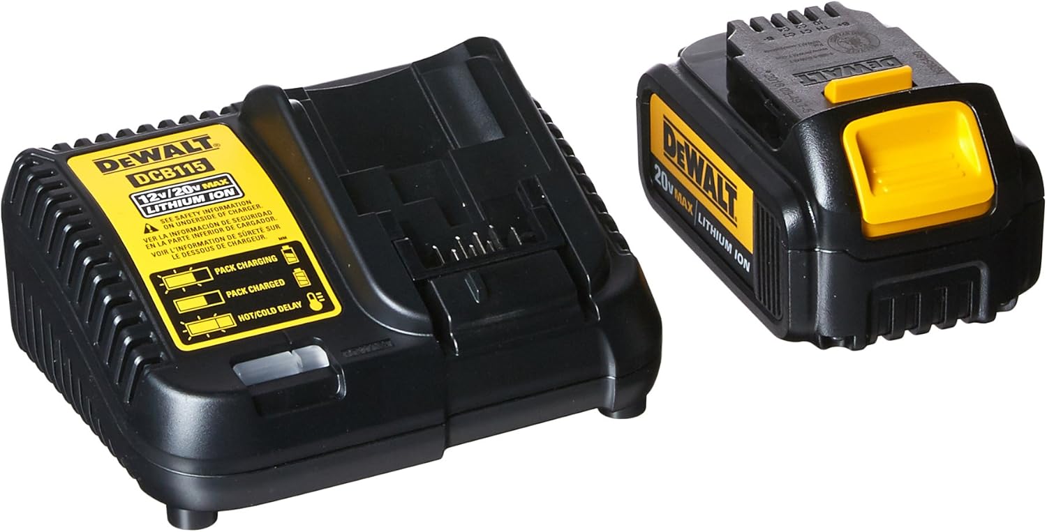 DEWALT 20V MAX Battery Pack with Charger, 3-Ah (DCB230C)