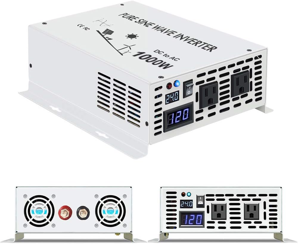 500W 12V Car Power Inverter Pure Sine Wave DC to AC Power Converter