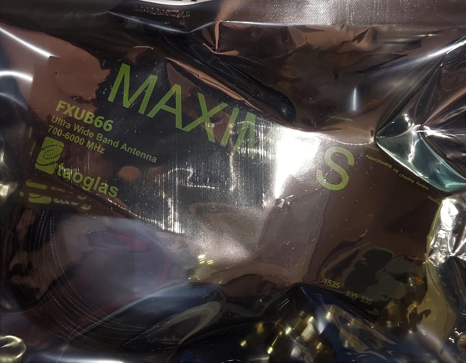 50 pcs Taoglas FXUB66.01.0150C Maximus Ultra Wide Band Antenna 700-6000 MHz