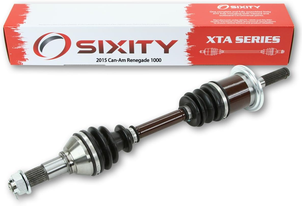 Sixity 2015 for Can-Am Renegade 1000 4X4 Front Right Axles Passenger EFI Complete Side