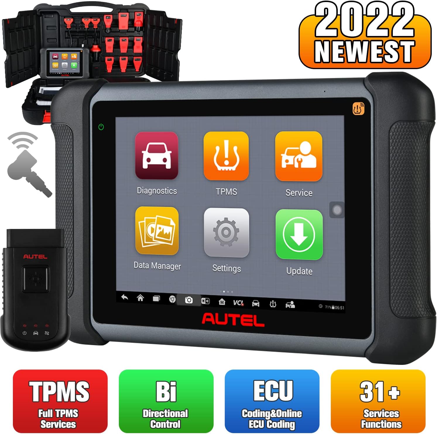 Autel MaxiLink ML629 Automotive OBD2 Scanner, 2022 Newest Model Upgraded of AL619, ML619, Car Code Reader Check Engine ABS SRS Transmission Diagnostic Scan Tool with Auto VIN, Ready Test, DTC Lookup