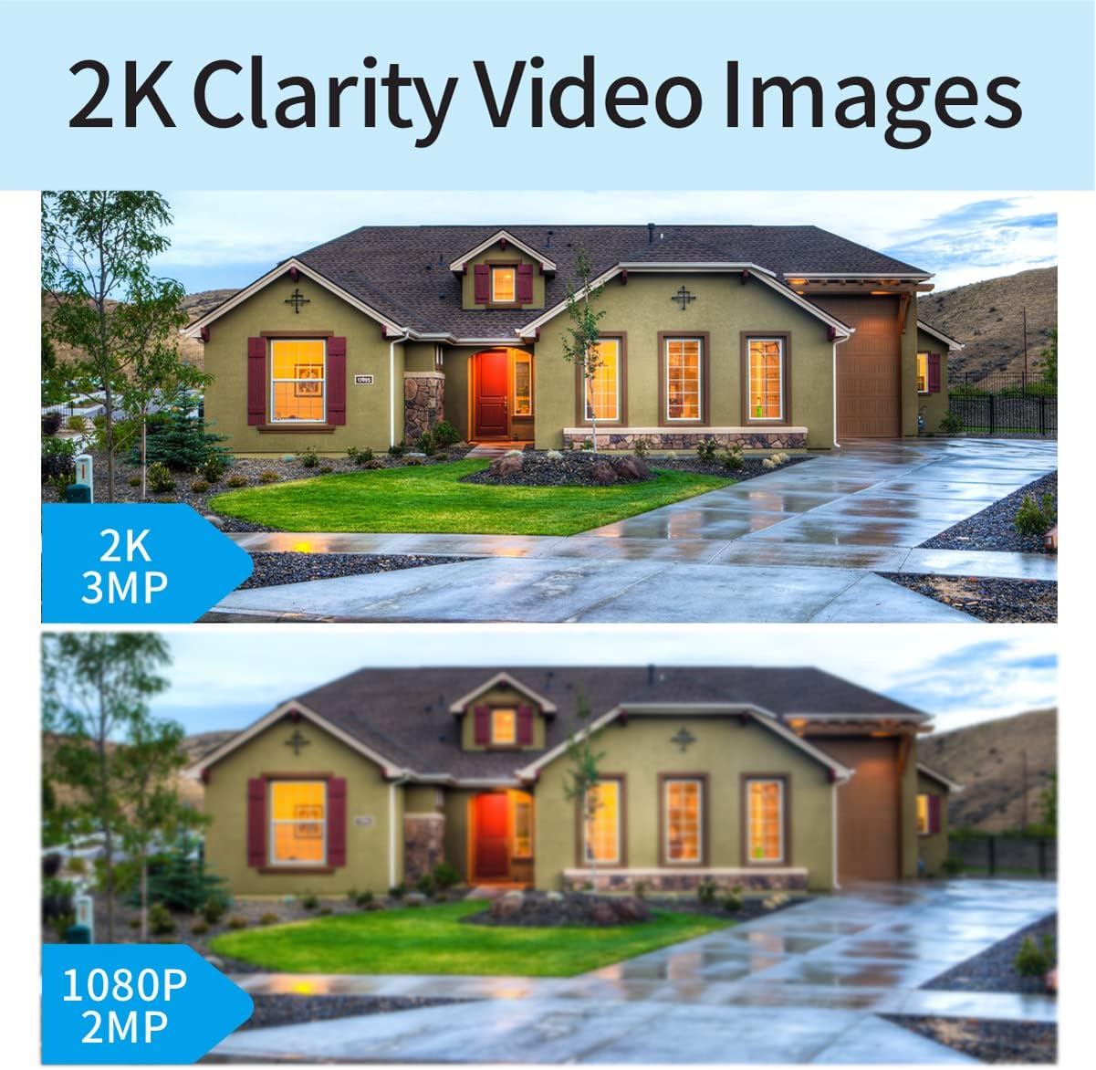 [2K&2-Way Audio&Floodlight] Tonton Portable LCD Security Camera System Wireless,7