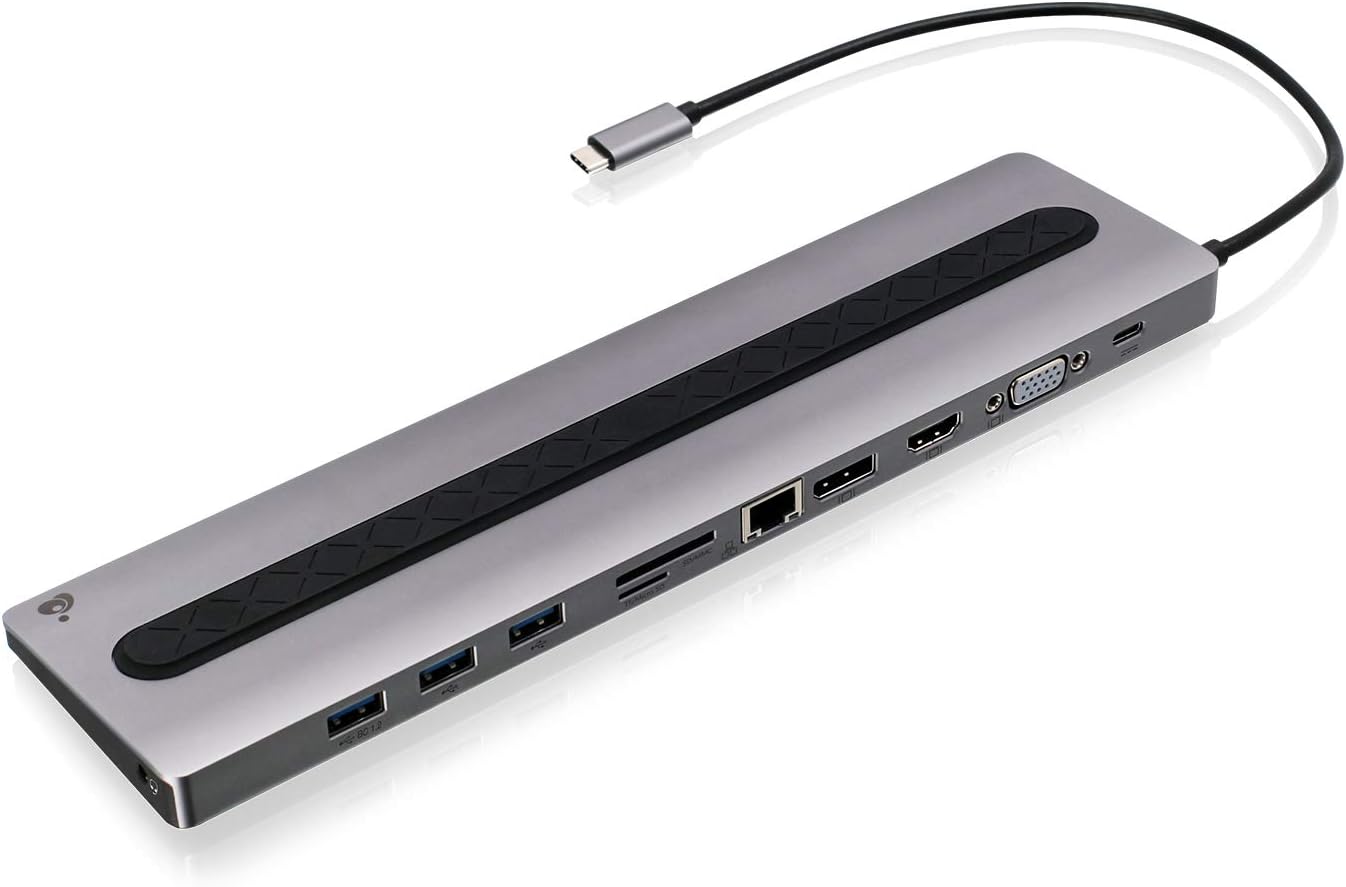 IOGEAR 4K 60W USB-C Dock Pro Station with Game+ Mode (GUC3C4HP) Pack of 2