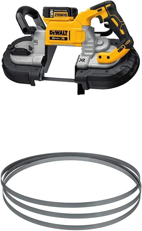 DEWALT 20V MAX* Portable Band Saw Kit, Deep Cut (DCS374P2)