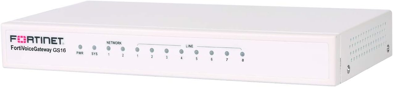 Fortinet FortiVoiceGateway GS16, 2x10/100 Ports, 16 x FXS Voice Gateway FVG-GS16