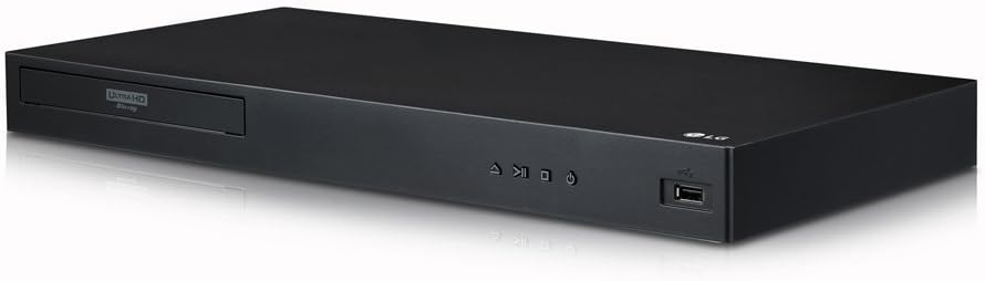 LG UBK80 4k Ultra-HD Blu-Ray Player w/ HDR Compatibility + 1 YR CPS Enhanced Protection Pack