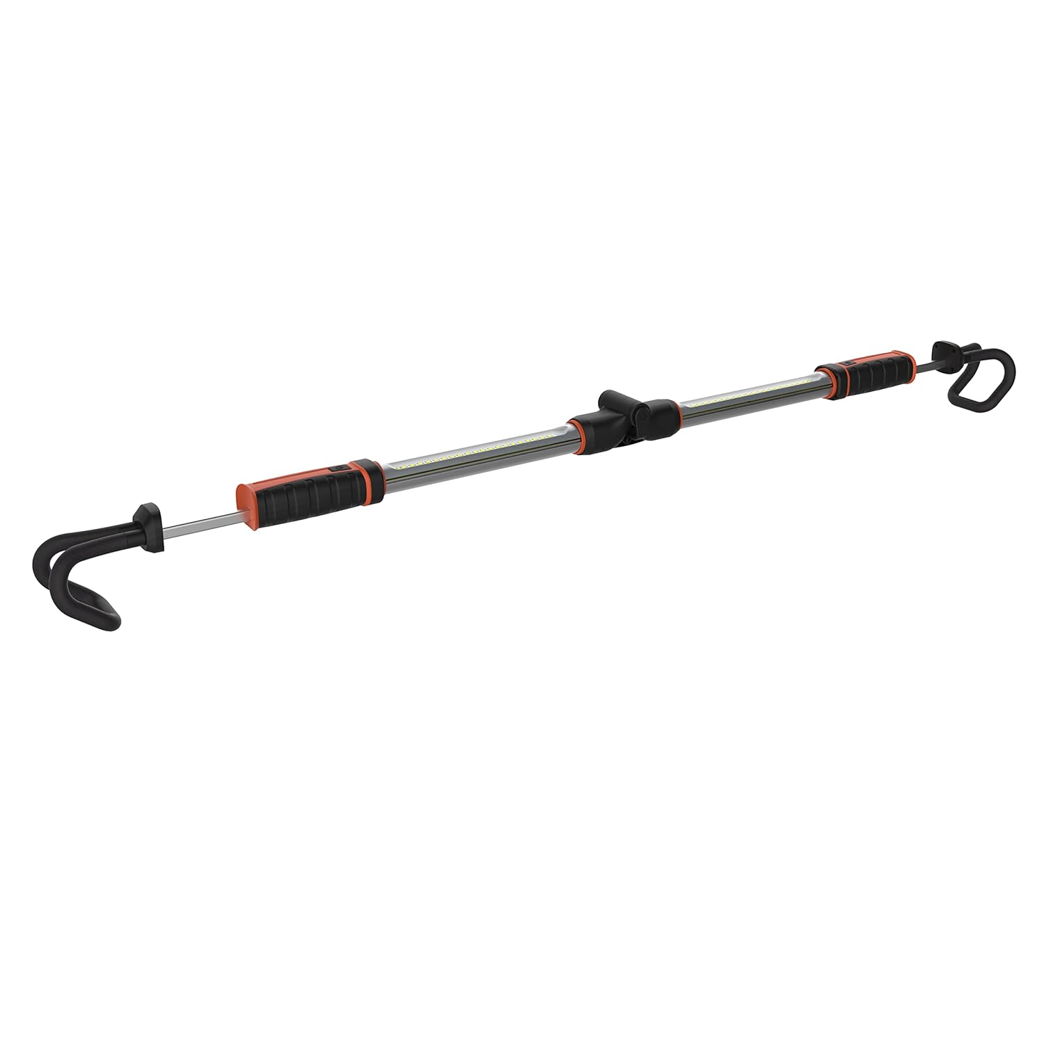 Aain LT02 Foldable Underhood Work Light, Mechanic COB Under Hood Light for Garage, Rechargeable Black-cordless underhood light, Orange Pack of 2