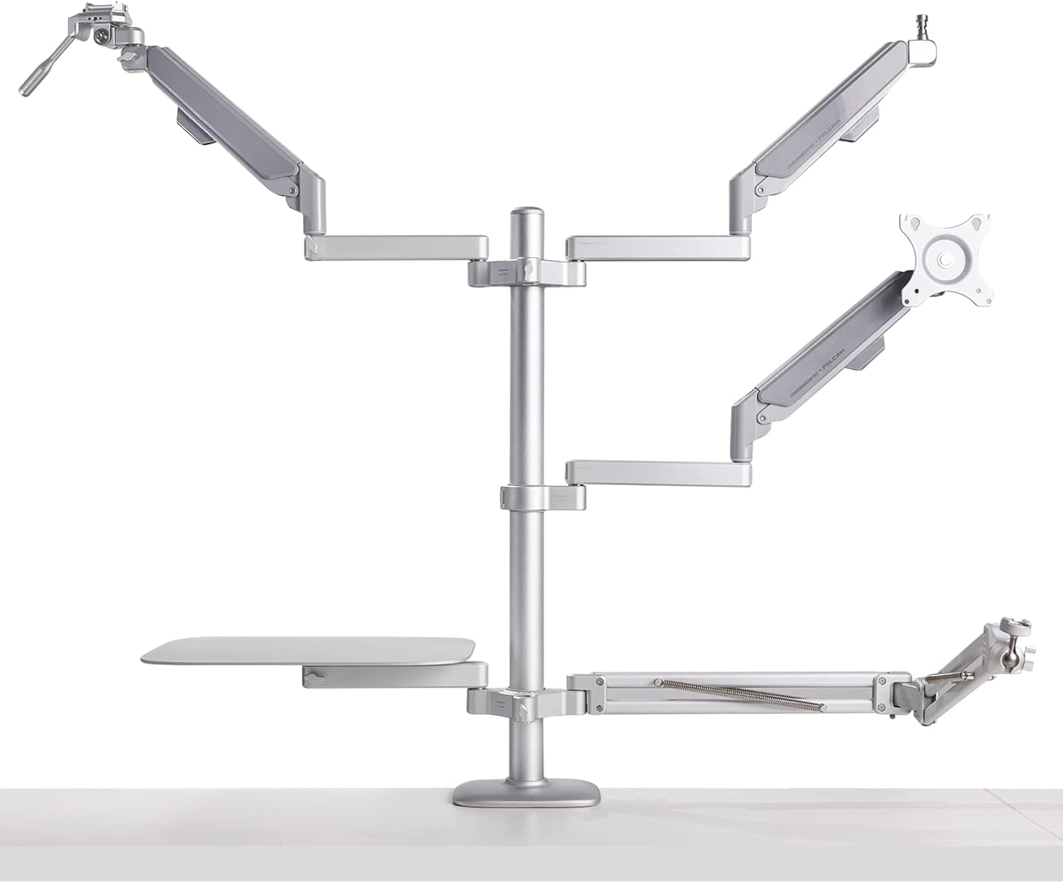 Live Broadcast Boom Arm, GearTree Desk Studio Setup, Flexible Overhead Camera Desk Mount Webcam Stand for Photography Videography Live Stream