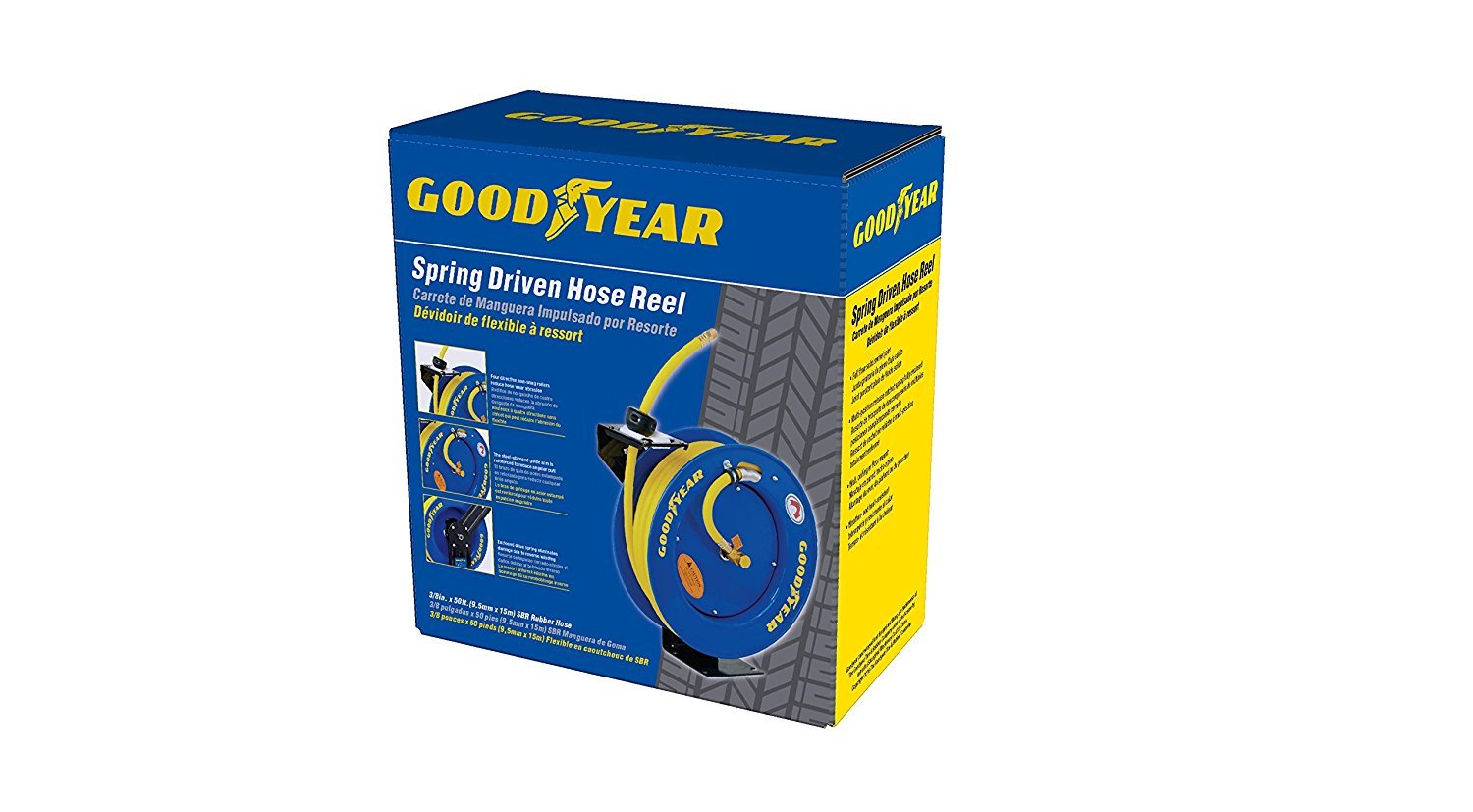 Goodyear Air Hose Reel Retractable 3/8