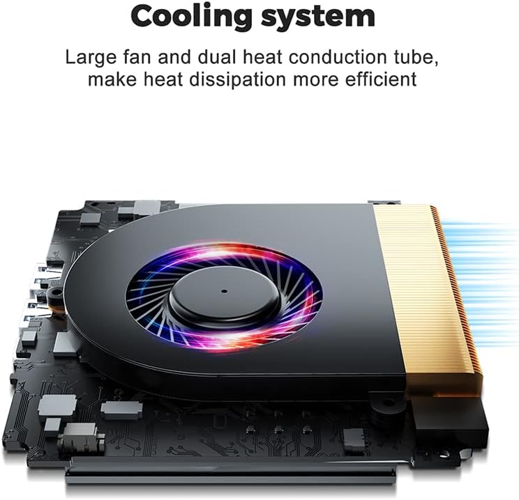 Beelink SER3 Mini PC AMD Ryzen 7 3750H 4C/8T Windows 11 Pro Desktop Computer, 16 GB RAM + 512 GB SSD, Radeon RX Vega 10 Graphics, Dual HDMI and USB-C 4K@60Hz Output, WiFi - BT, Auto Power On