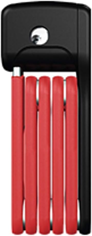 ABUS Bordo Ugrip Lite 6055/60cm Security Level 7 Bike Lock, Red Pack of 2