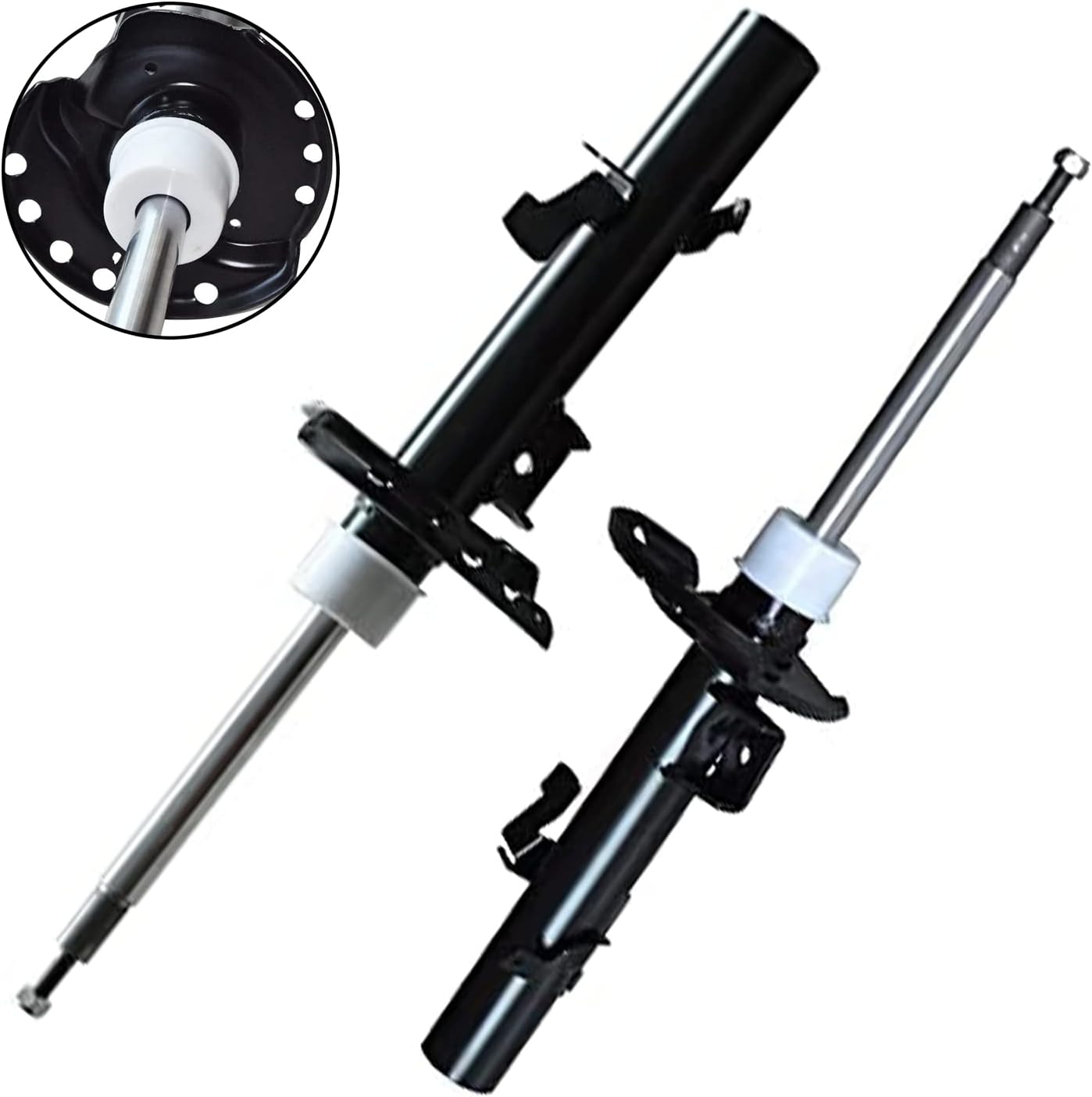 TOPAZ Rear Left + Right Air Suspension Shock Struts Compatible with Land Rover LR2 2009-2012 Shock Absorbers LR031666 LR031668