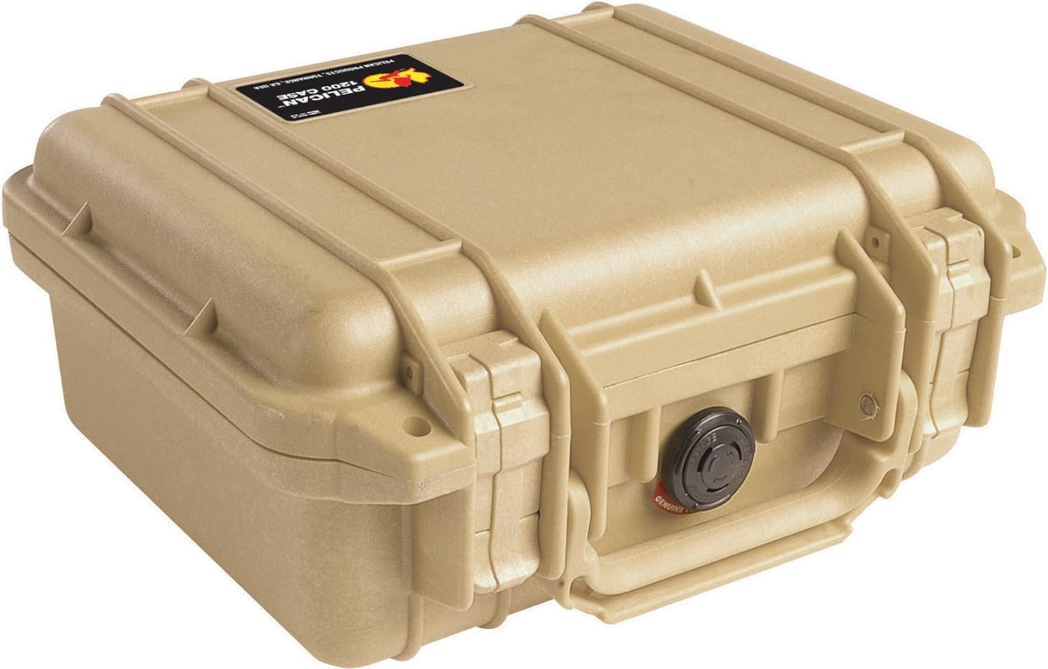 Pelican 1200 Case With Foam (Black) Pack of 2
