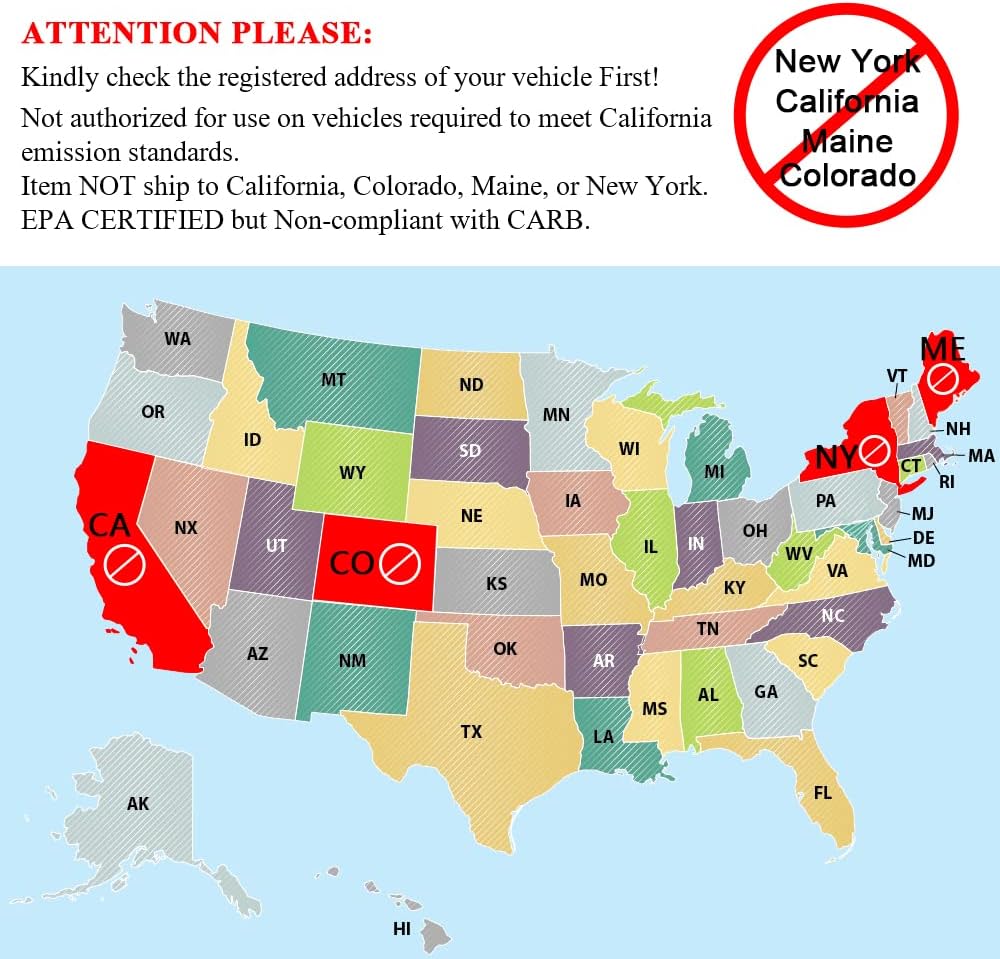 MAYASAF Catalytic Converter w/Gasket Fit for 2007 2008 2009 Jeep Wrangler 3.8L V6 (EPA Compliant)