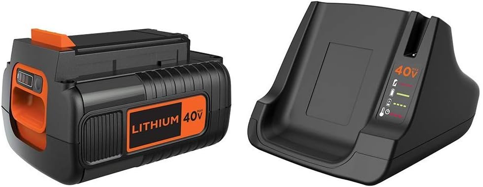 BLACK+DECKER 40V MAX* Battery, 1.5-Ah (LBX1540) Pack of 2