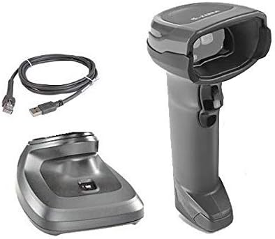 Zebra DS8178 Wireless 2D/1D Barcode Scanner, up to 330FT Cordless Range, 2500mAh Removable/Rechargeable Battery, Bluetooth to Cradle + Pair Direct To All Phones/Tablets, USB Cradle Included (Renewed)