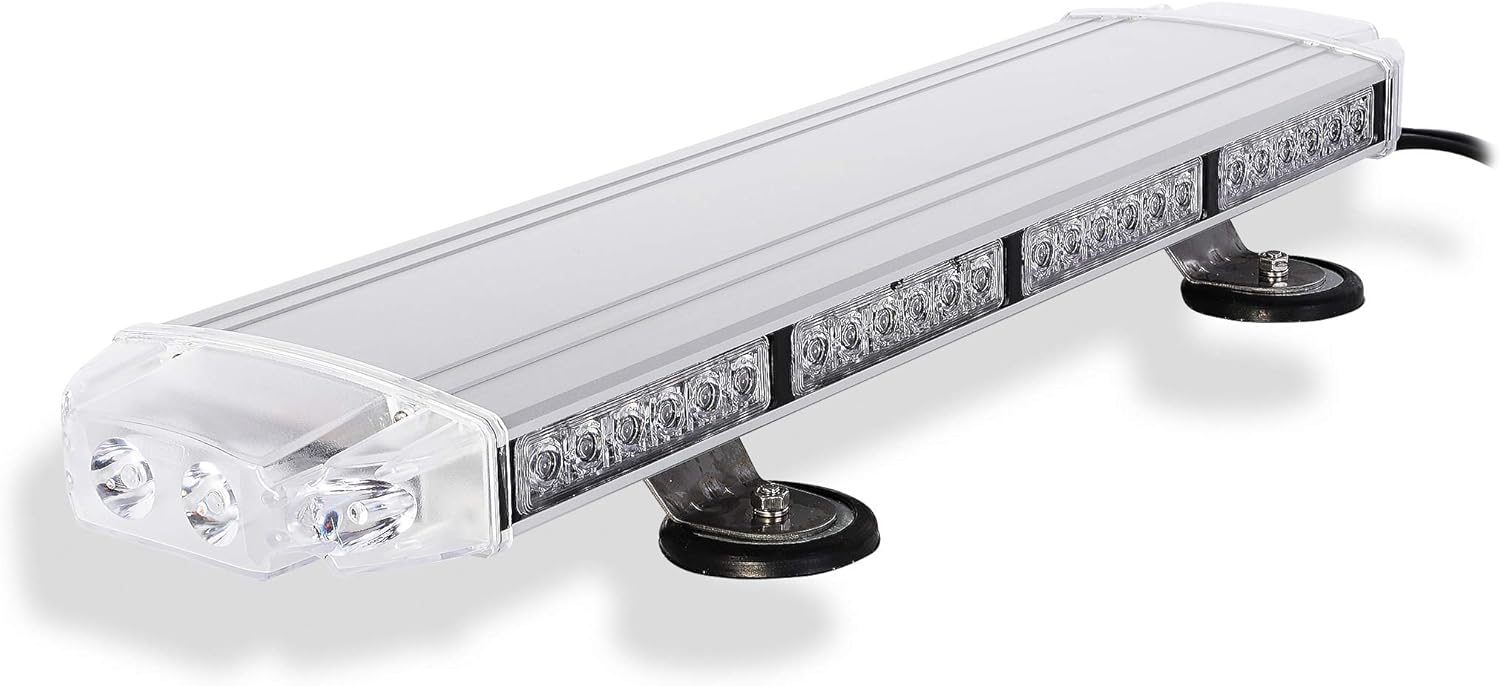 Condor TIR Emergency 3 Watt Low Profile Magnetic Roof Mount Mini LED Light bar 23in (Green/White)