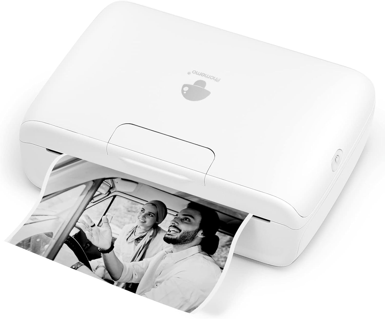 Phomemo M04S Portable Travel Printer- Mobile Thermal Printer Bluetooth Printer, Support 53/80/110mm Printing Width, 300dpi, Compatible with iOS+Android, Ideal for Documents, Notes, Label, Sticker