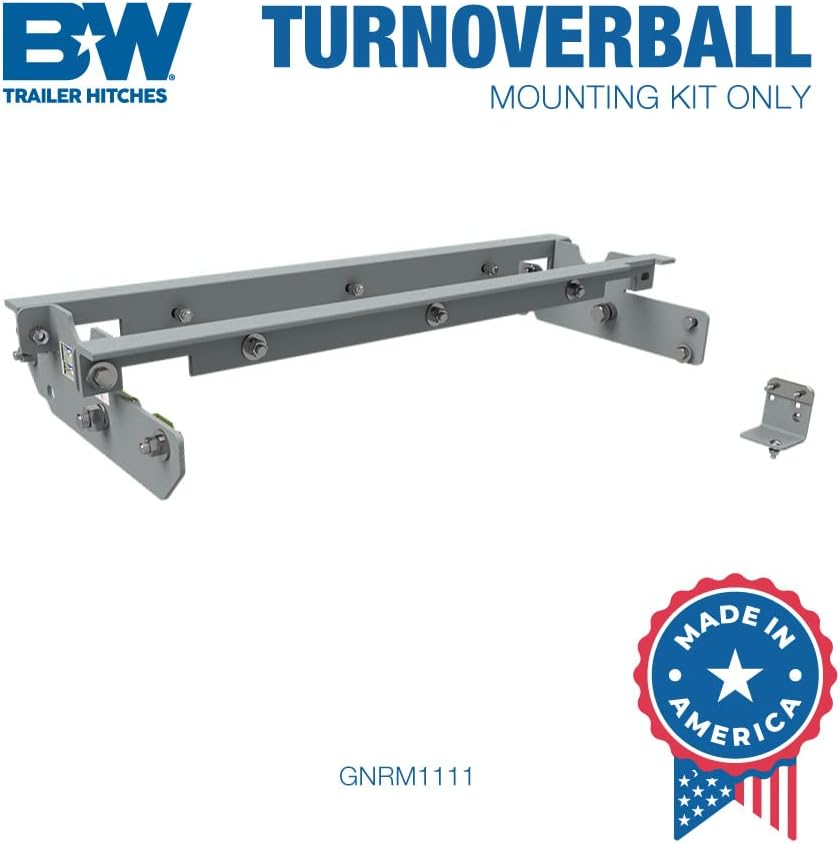 B&W Trailer Hitches Turnoverball Gooseneck Hitch Mounting Kit Only - GNRM1111