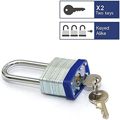 Laminated keyed Padlock (1-9/16