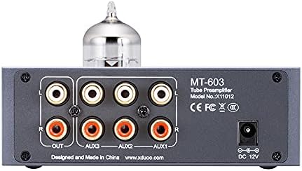 xDuoo MT-603 12AU7 Tube Multiple Pre-Amp 4 Audio Input One Audio Output Amplifier