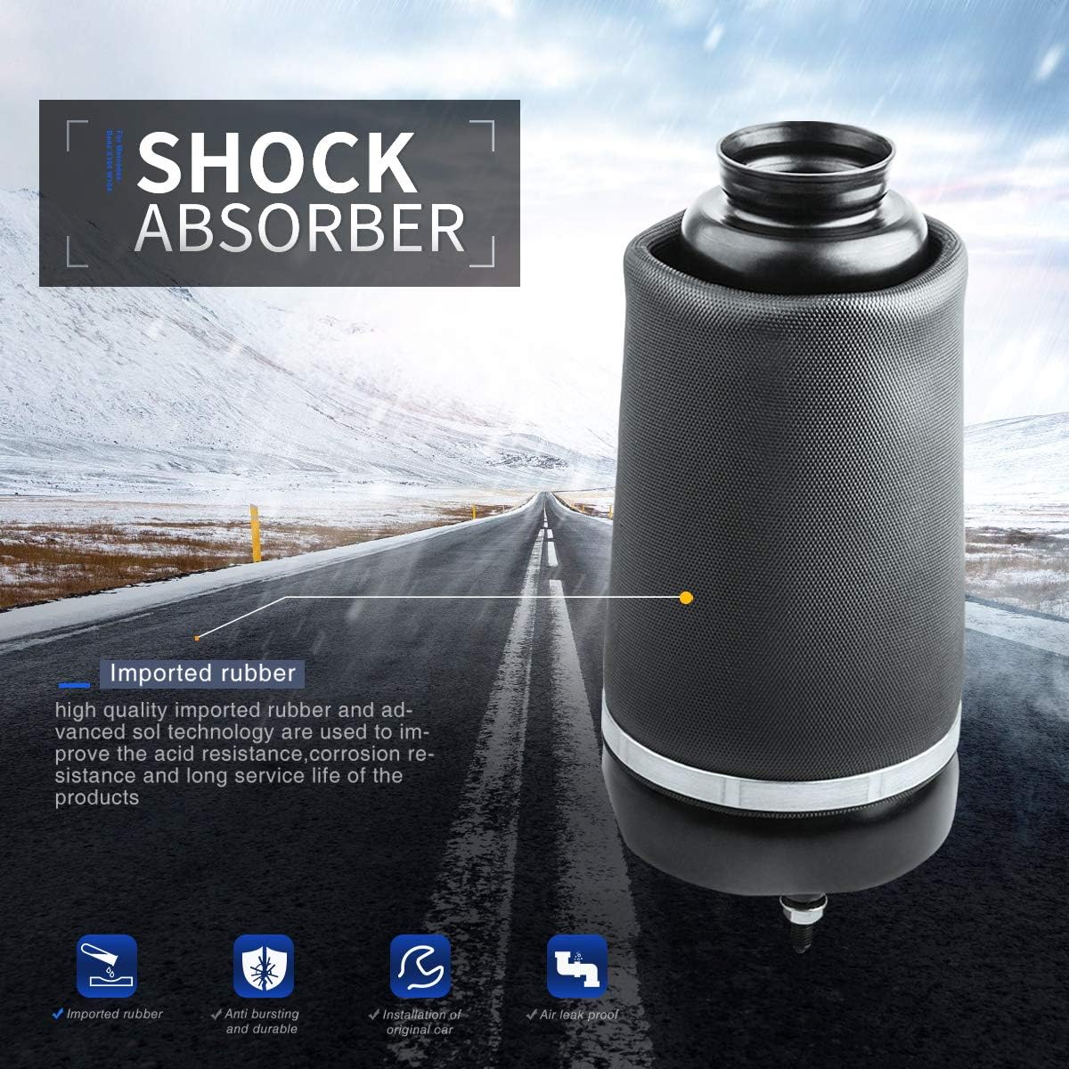 YITAMOTOR Front Air Suspension Shock Compatible with Mercedes GL320 GL350 GL450 GL500 GL550 ML320 ML350 ML450 ML500 ML550 ML63 AMG