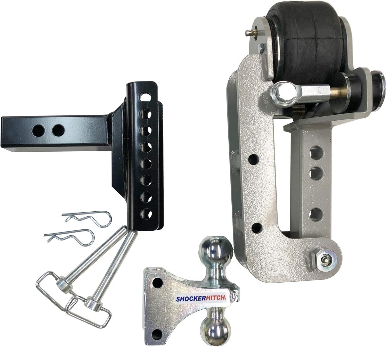 Shocker Air Equalizer for Weight Distribution Hitch w/Combo Ball, Air Equalizer, XR Ball Mount & Combo Ball Mount, Fits 3