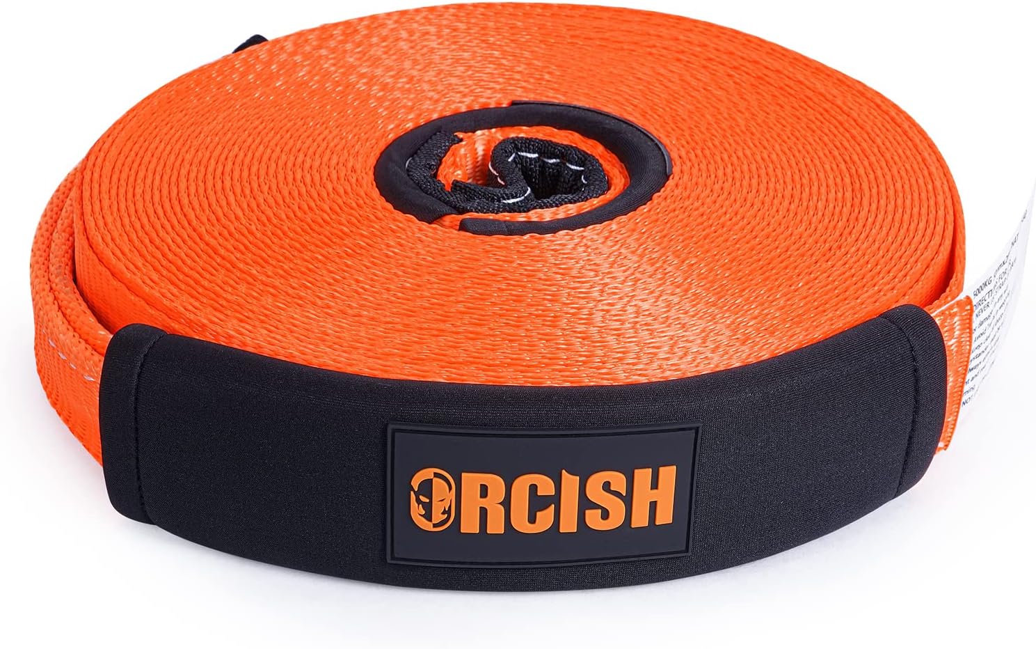 ORCISH 66ft X 2In Tree Saver Recovery Tow Strap Winch Strap17600lb Capacity Pack of 2