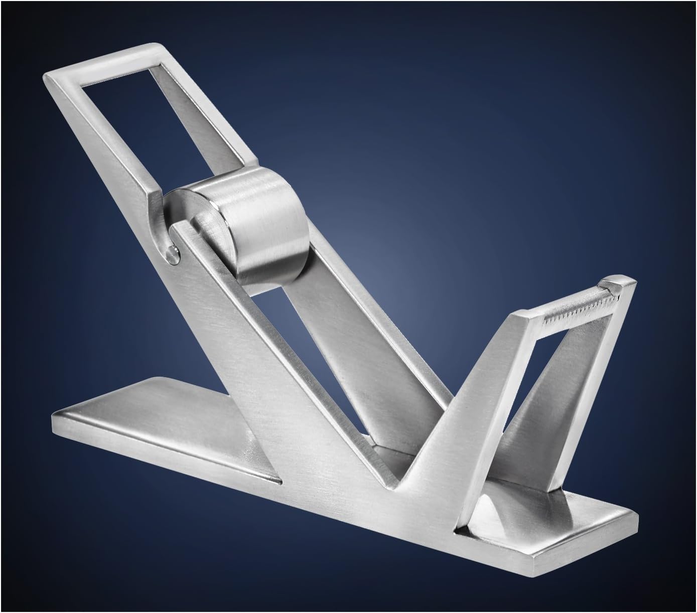 ArtsOnDesk Modern Art Tape Dispenser - St202 Stainless Steel Satin Finish Patented High-end Desk Accessory Office Organizer Adhesive Transparent Cutter Holder Christmas Fathers Valentines Day Gift.