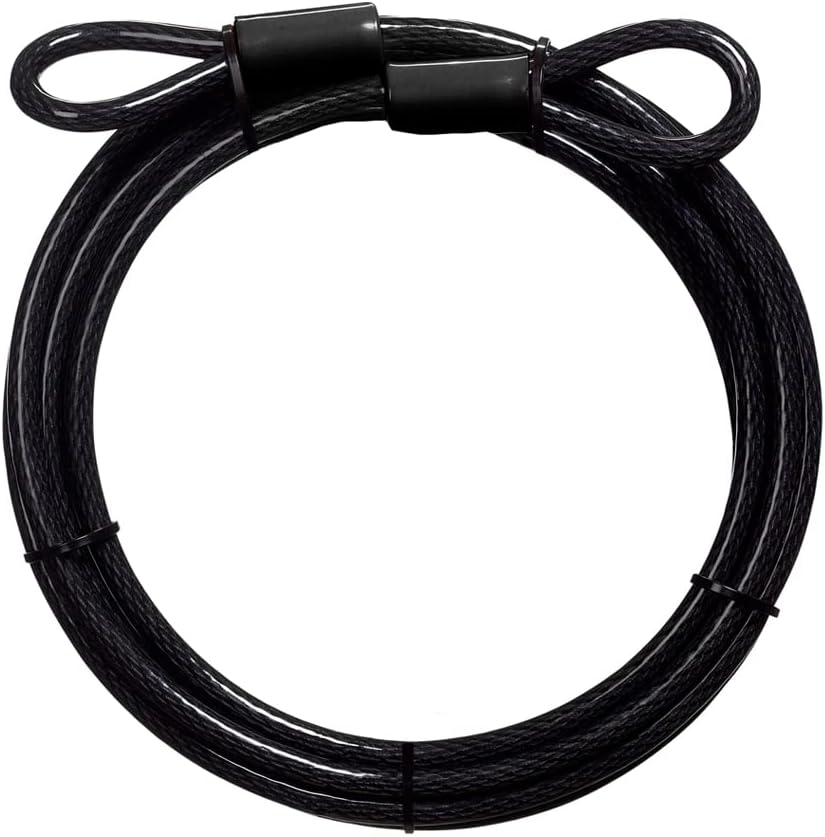 Master Lock 72DPF 15 ft. Braided Steel Cable with Looped Ends and 3/8 in. Diameter Pack of 2
