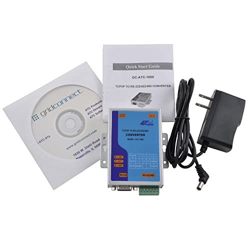 Serial Ethernet Converter- ATC-1200 Low Cost RS232/422/485 to Ethernet Pack of 2