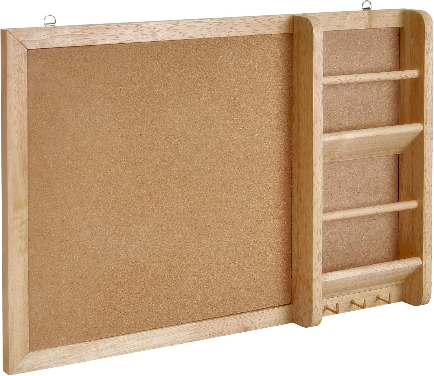 Prosumer's Choice Combination Magnetic Whiteboard & Corkboard, Combo Dry Erase White Board & Cork Board, Message Board with Key and Mail Organizer, Perfect for Office & Home Pack of 2