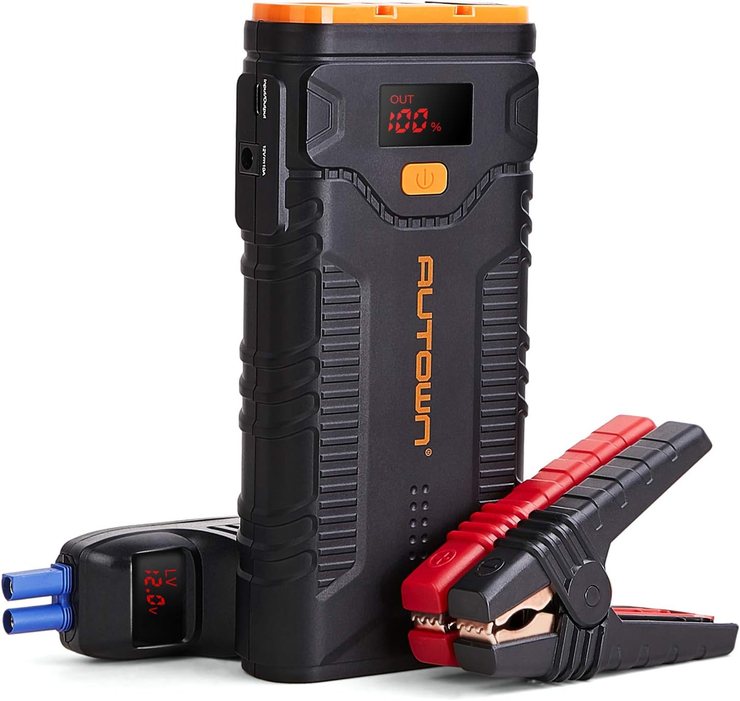 Jump Starter, AUTOWN 1000A Peak 21000mAh Car Battery Charger with Quick Charge 3.0, 12V Auto Battery Booster Portable Power Pack with Built-in LED Light