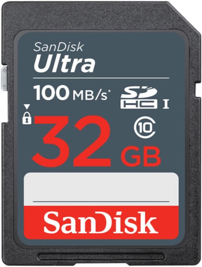 SanDisk 32GB Ultra SDHC UHS-I Memory Card (10-Pack) with Focus High Speed USB Card Reader Bundle (11 Items) Pack of 2