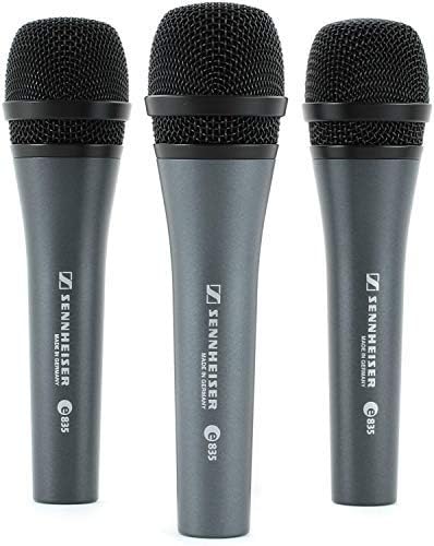 Sennheiser E835 Professional Dynamic Cardioid Microphone for Voice, Public Speaking, Podcast, Twitch, Praise Team, House of Worship