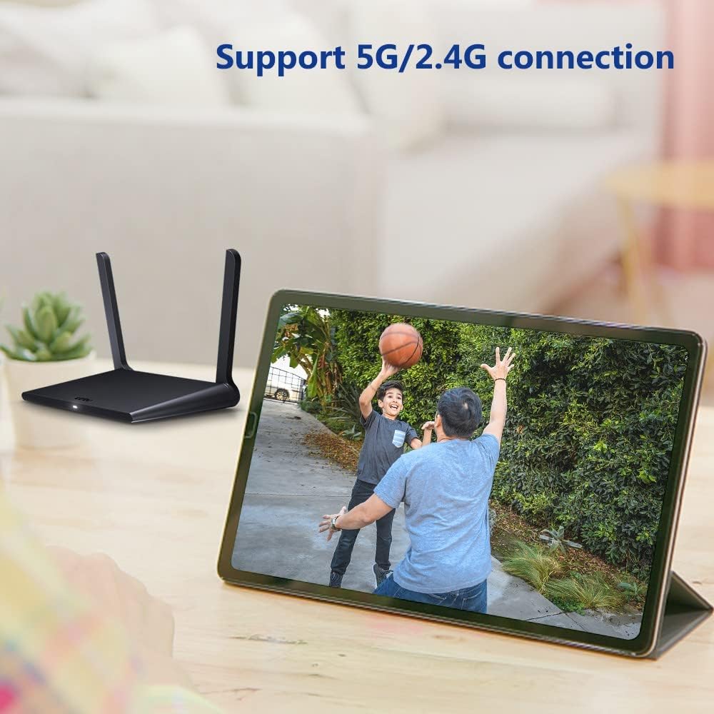 Wireless Video Doorbell Camera 1080p HD Video , with 32GB SD Card,Indoor Smart Home Camera，Security Camera System,2.4/5 GHz WiFi, PIR Detection, 2-Way Audio, Night Vision Pack of 2